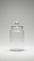 Glass Storage Jar with Bamboo Lid
