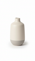 Minimalist Ceramic Vase in Soft Gray
