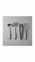 Matte Metal Kitchen Utensil Set